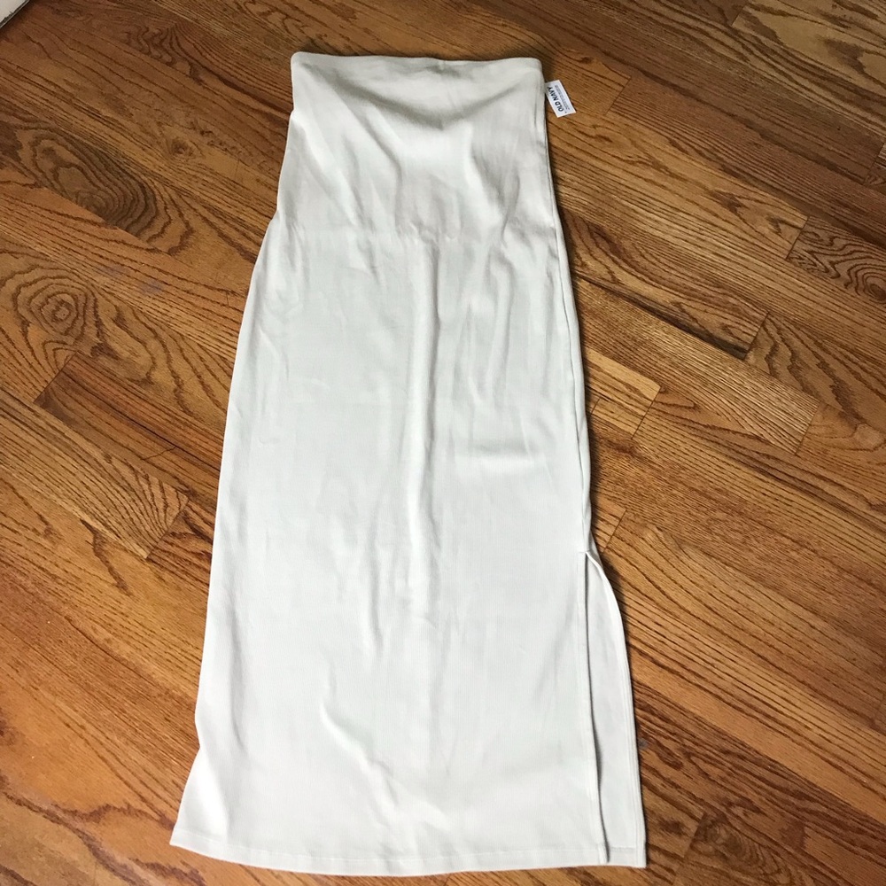 Cream Strapless Dress NWT - Picture 2 of 5